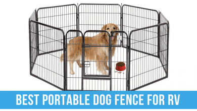 portable dog fence for RV