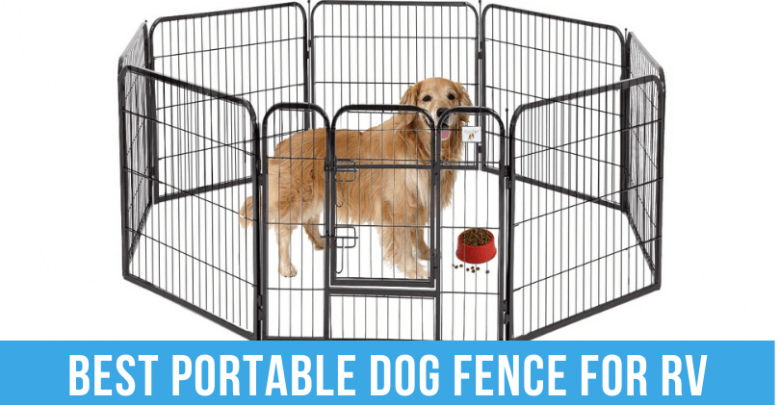 portable dog fence for RV