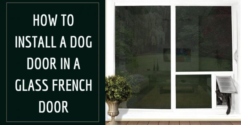 How to install a dog door in a glass French door